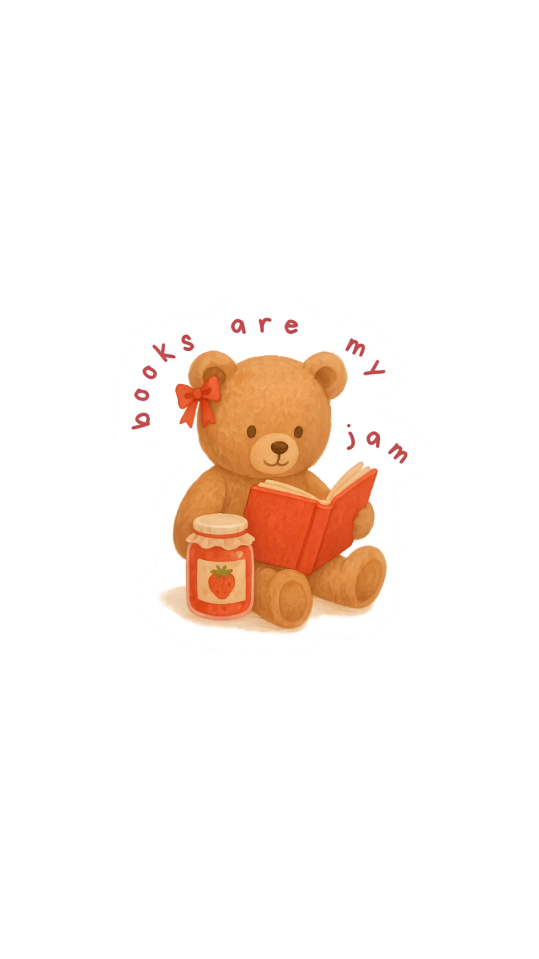 Books are my Jam - Sticker