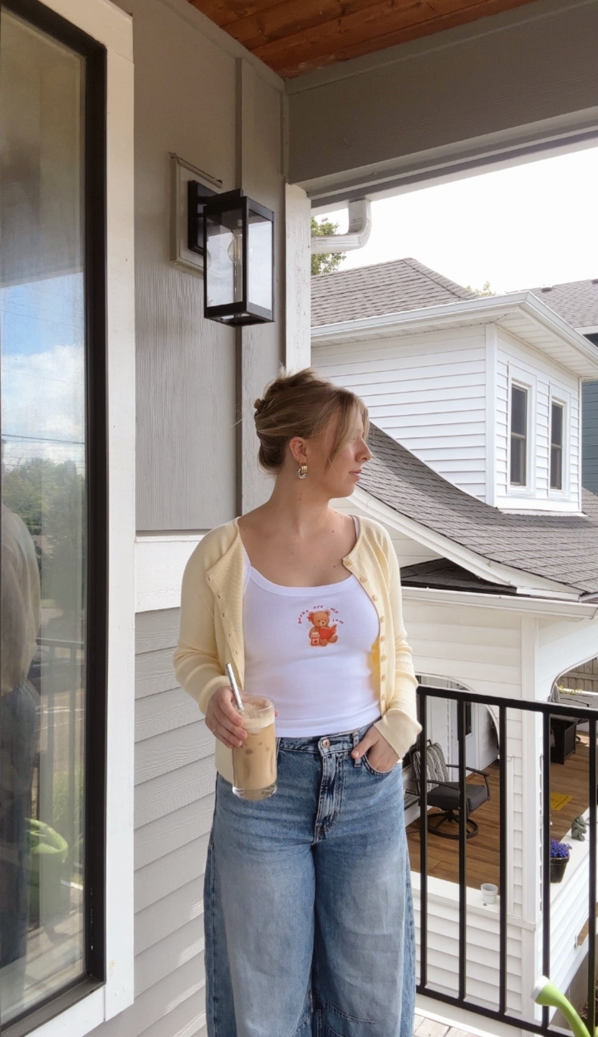 Books are my jam- white baby tank