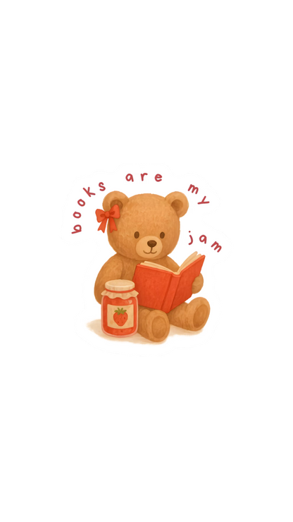 Books are my Jam - Sticker