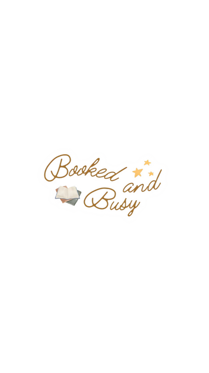 Booked and Busy Logo - Sticker
