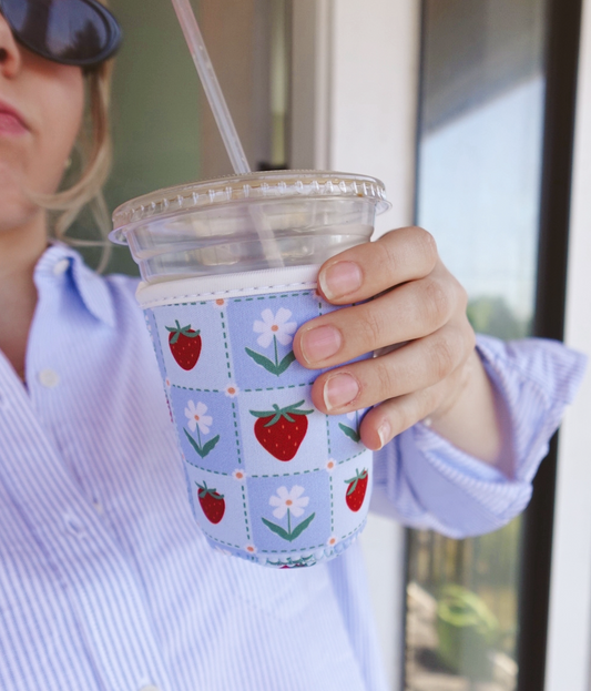 Strawberry Fields - Coffee Sleeve 16 OZ