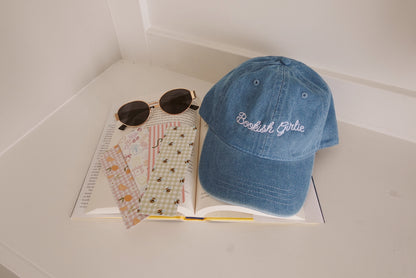 Bookish Girlie - Denim Baseball hat
