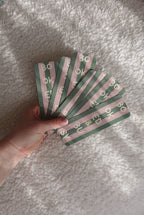 Booked and Busy Striped - Bookmark