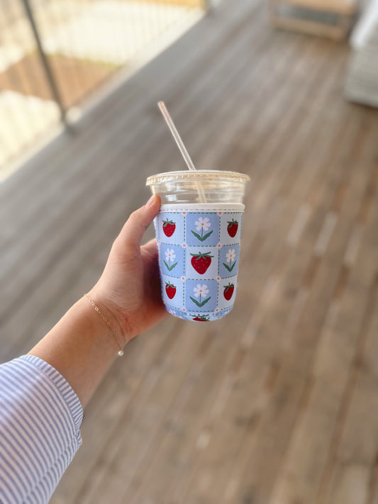 Strawberry Fields - Coffee Sleeve 16 OZ
