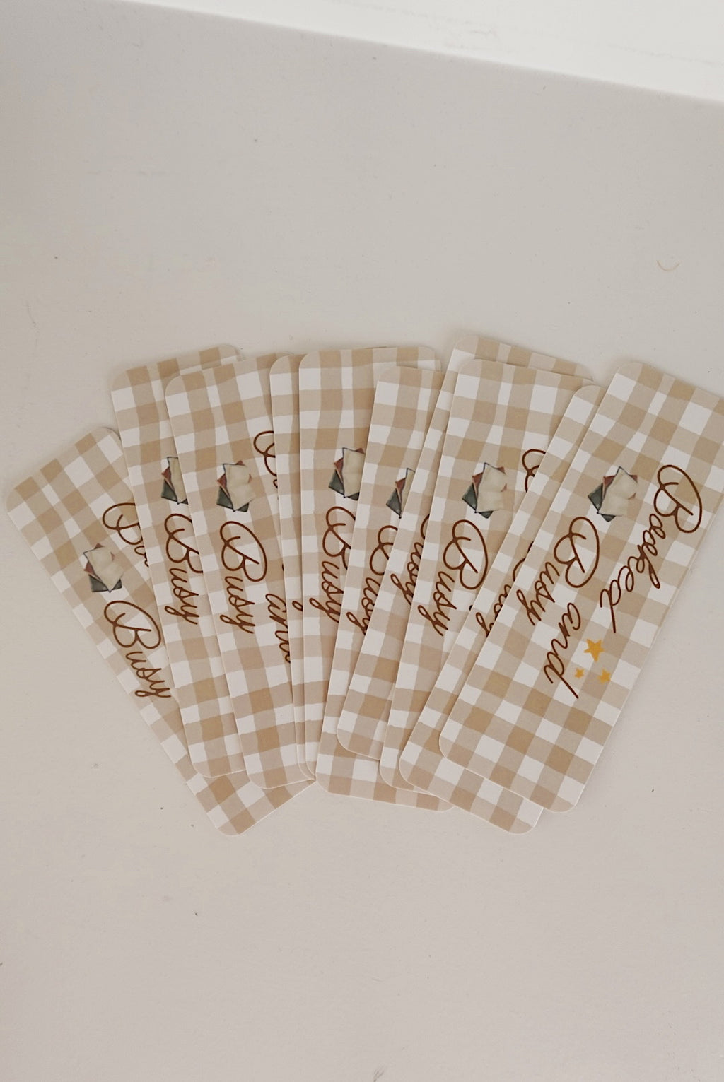 Booked and Busy Logo - Bookmark